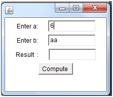 Number Format Exception