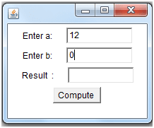 Arithmetic Exception