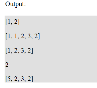 Write a java program for creating list