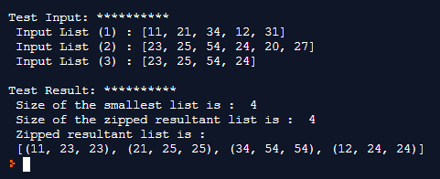 Zip two or more lists of different sizes in Python