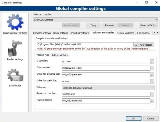 Introduction to C Programming - Compiler Settings